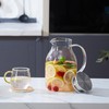 Karafu Glass Pitcher with Lid, 68Oz Heat Resistant Water Jug