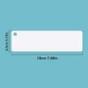 Lachilly 20Pcs Dry Erase Reusable Blank Strip Card, Laminated Reusable