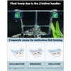 Pawfly Aquarium Fish Incubator Aquarium Incubator with 6 Suction Cups