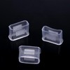 Hehglng 10 Pcs Transparent Whistle Cover, Whistle Mouth Grip Whistle