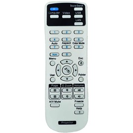 Universal Ersatz Fernbedienung passend für Epson 154720001 EB-C28SH EB-S4 EB-X24 EB-S31 Projektor 1pc