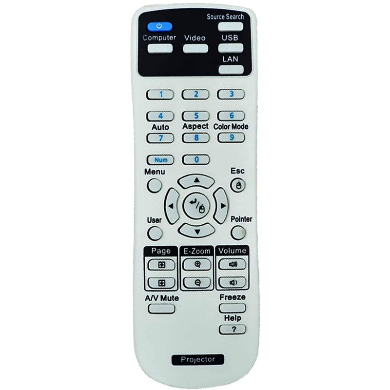 Universal Ersatz Fernbedienung passend für Epson 154720001 EB-C28SH EB-S4 EB-X24