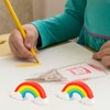 Lotsdonxia 36 Pcs Rainbow Cloud Shaped Erasers – Fun and