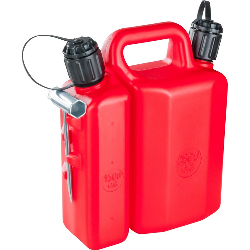 ARNOLD double cannister AZ98, red, 10.2 x 4.7 x 12.6