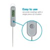 Polder Stable-Read Instant Read Thermometer (Gray), Digital Thermometer for Cooking,