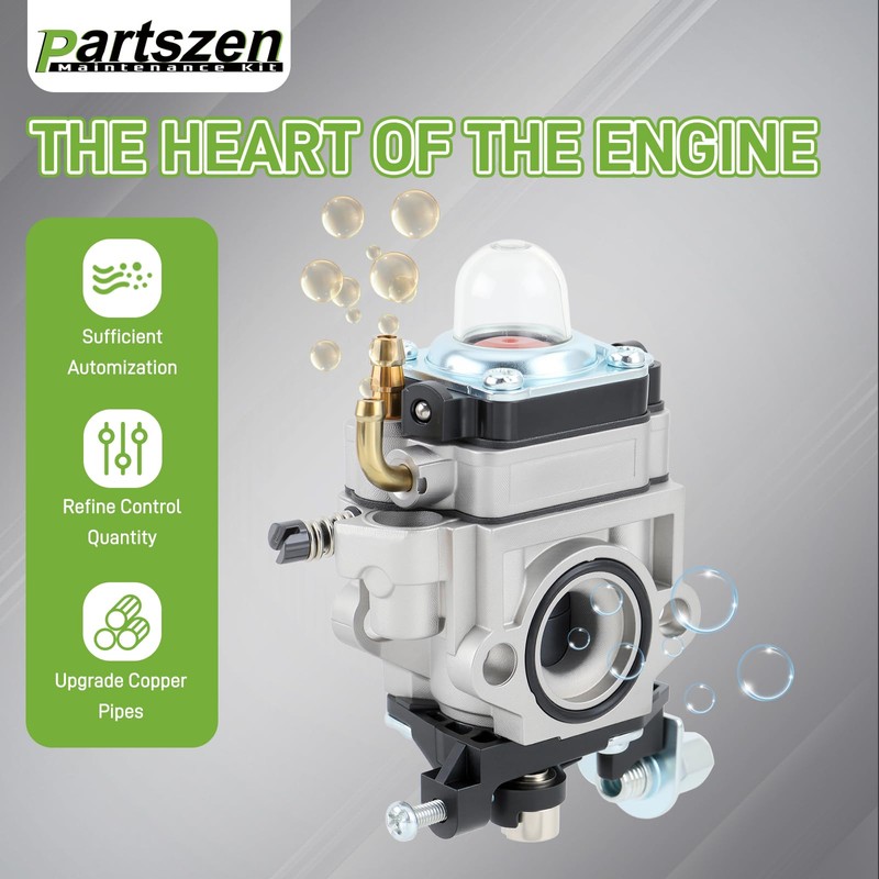 partszen Carburetor kit for WYK-186 T242 for Shindaiwa T242X Echo