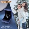 RIVIKO Love Heart Charm Bracelet For Women 925 Sterling Silver