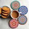 6 Pcs Diamond Painting Coasters Drink Coasters, DIY Diamond Art