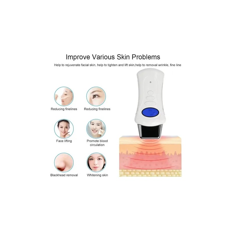 Galvanica Facial Lifting. 3 Distintos Cabezales Biomicro Spa