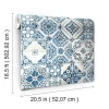 RoomMates Mediterranean Tile Peel And Stick Wallpaper Removable Washable No