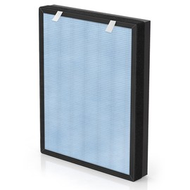 HSP002 Replacement Filter Compatible with Air Purifier Filters HSP002 Smart True 2.0, 4-IN-1 Stage Filtration H13 True HEPA Air Cleaner for Large Room and Home, Carbon to Remove Odor, 1 Pack