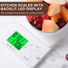 AiQInu Digital Kitchen Scales with Timer, 3 kg / 0.1