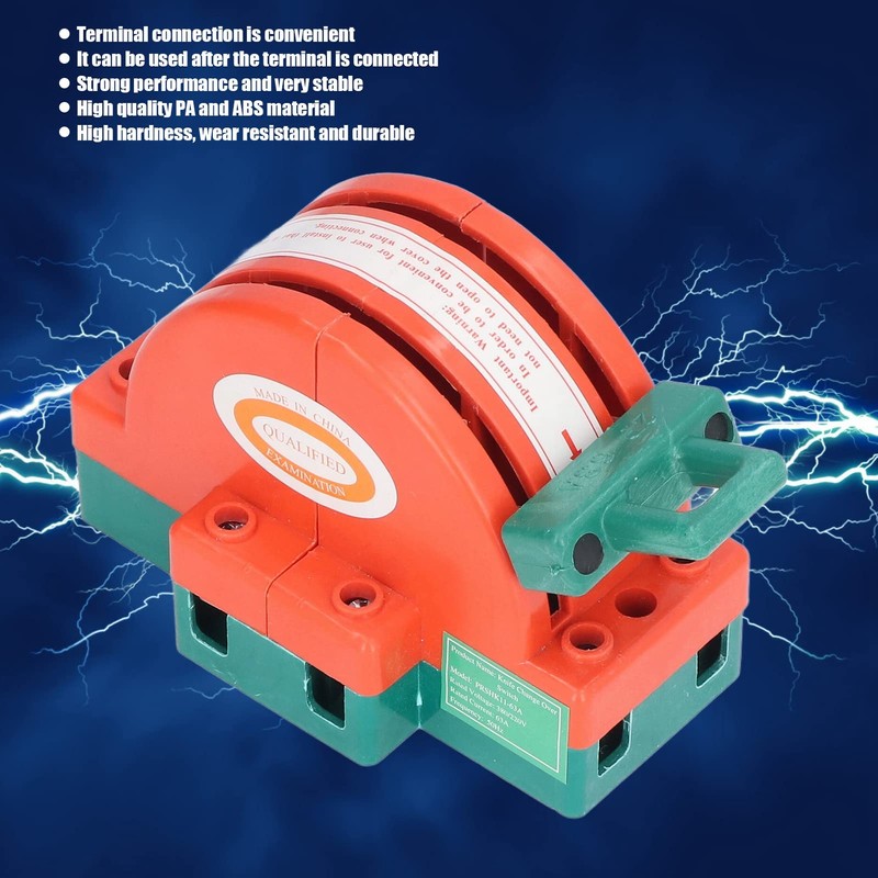 2 Pole 63A Disconnect Knife Switch - Bidirectional Electrical Double