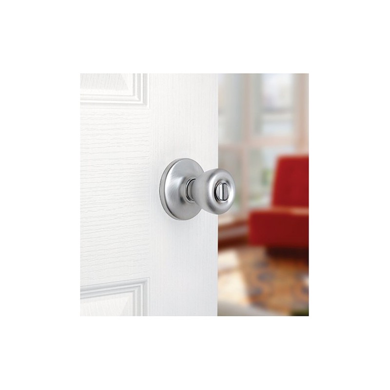 Kwikset 300T 26D CP Tylo Bed and Bath Knob, Satin