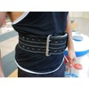king2ring Genuine Leather Power Belt Weight Lifting Belt pk3500 (Black,