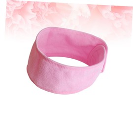 minkissy 2pcs Make up Headband Turban Cap Yoga Headband Towel Headband Cosmetic Hair Band Makeup Sports Headbands Make up Hair Headbands Facial Skincare Headwrap Hair Mask Pink Face