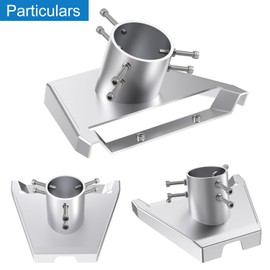 Heavy Duty Starlink Gen 3 Pipe Adapter, Starlink V4 Pole Adapter Mount,Star Link Gen3 Mount,Star Link Gen 3 Pole Mounting Kit, Adjustable Mounting Kits for StarLink Roof, Wall, RV Installation