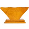 Coffee Filter Paper Holder Countertop Reusable V shaped Wooden Storage