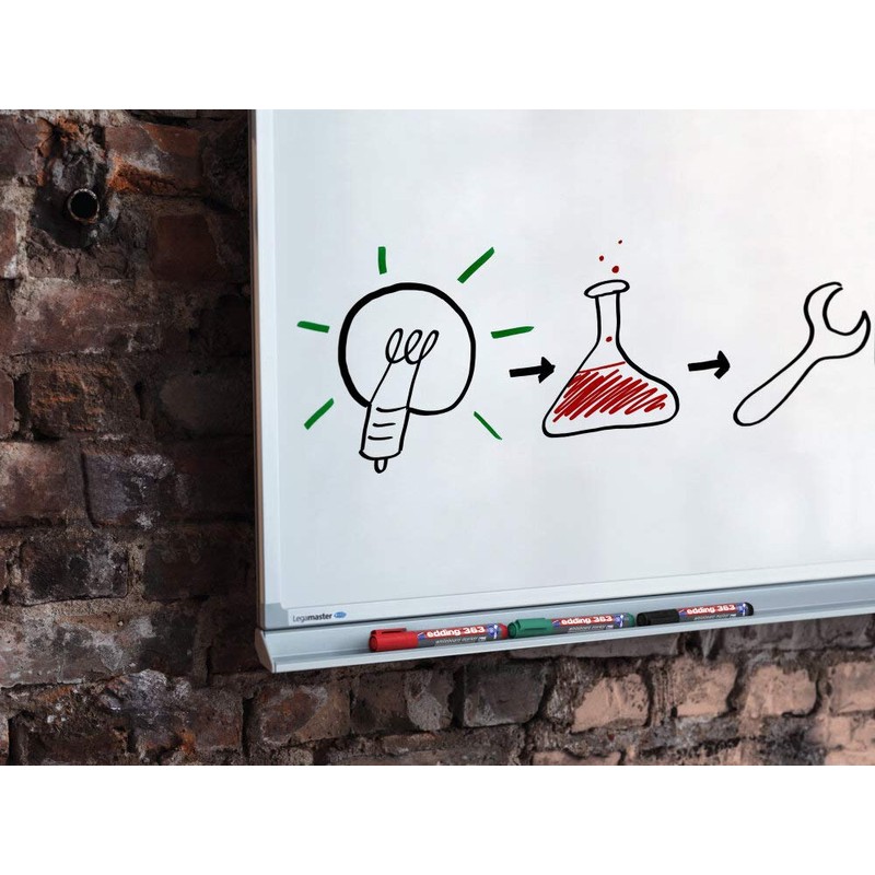 Edding 363 Whiteboard Marker, Refillable, 1 – 5 mm, green