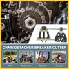 REPAIROCK Roller Chain Tools Kit 25-60 Chain Detacher Breaker Cutter