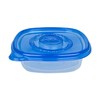 Glad GladWare Entree Food Storage Containers with Lids, Medium Square