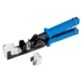 45° Angled Keystone Speed Termination Tool, Fast & Easy Time Saver Punch Down, 45-Degree RJ45 Cat5e Cat6 Cat6a Keystone Jack Installation, Ergonomic Grip