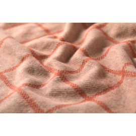 David Fussenegger Light Cuddly Blanket Checked 140 x 200 cm Soft Flannel Blanket Made from Recycled Cotton Sustainably Produced ÖkoTex100 GRS Made in Austria Colour Terracotta