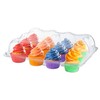 Plastic Cupcake Containers Boxes | 12 Compartment – 8 Pack