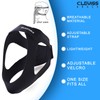 Anti Snoring Chin Strap for CPAP Users (Black)