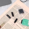 Identity Theft Protection Roller Stamp Ink Set, 9 Pcs Black
