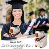 YANGUN Capybara Cuddly Toy with Graduation Hat and Talar, 23