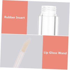 Minkissy 5pcs Lip Color Tubes Refillable Lip Gloss Holders for Portable Lipstick Containers for Travel and Leak Design and Liquid Blush