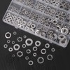 Keadic 400Pcs Split Lock Washer & External & Internal Star