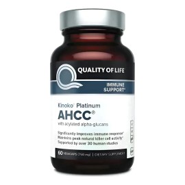 Quality Life Ahcc Kinoko Platinum 750mg Cápsulas