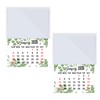 2026 Peel and Stick Calendar Stickers Hanging Mini Calendar Card