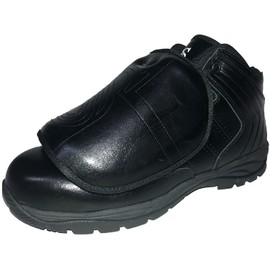 Smitty | BBS-PS1 | Professional Baseball Umpire Mid-Cut Plate Shoes | All Black (15)
