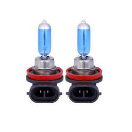 ZMShun 2Pcs H8 12V 100W 5500K Xenon White Car Headlight Bulbs H8 Auto Bulbs Car Fog Light Bulb Automobile Head Light DRL Lamp Super White Car Bulbs H8 100W 12V DC (H8)