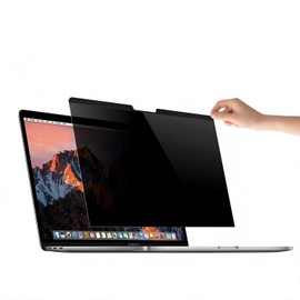 JiSiTeCai Magnetic Privacy Screen Filter for MacBook Pro 13-inch (2016-2023, M1, M2) and MacBook Air 13 (2018-2023, M1), Detachable Laptop Privacy Filter Anti-Glare Blue