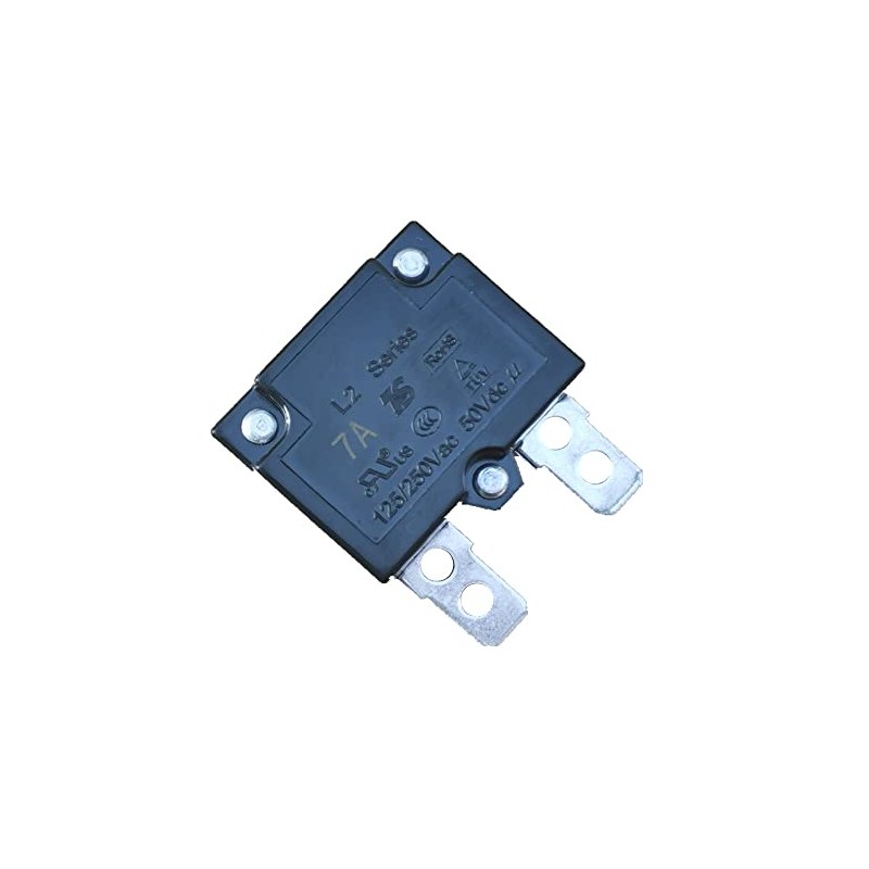 JIARUIXIN 2Pcs 7A 125/250Vac 50Vdc Automatic Reset Relay Fuse Therma