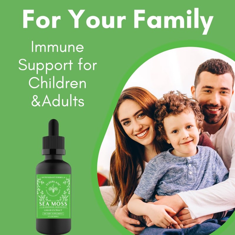 Elderlane Elderlane Unflavored Sea Moss Drops