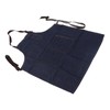 Denim Apron Abrasion Resistant Washable Chef Apron Adjustable Stylish Kitchen