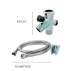 IML Regadera Cuadrada + Tubo 50cm + Regadera Telefono 2