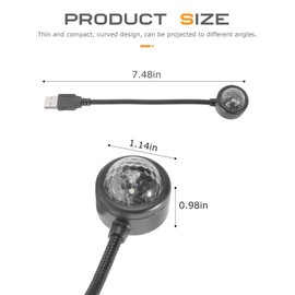 Flaconi Star Lights for Car,Car Lights Interior,Car Interior Lights,Lights for Car Interior,Inside Car Lights,USB Light for Car,Car Star Lights Interior Roof,Used for Car Decoration,Car Mood Light