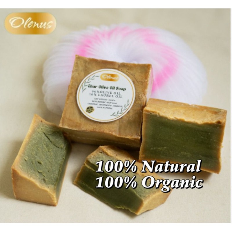 Olenus Ghar Sabun Minyak Zaitun 90% Minyak Zaitun | 10%