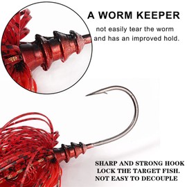 SEDGMO Pond Magic Water Spinner-Bait Bass Fishing Lure Spinner Baits Kit Bass Rooster Tail Fishing Lures Fishing Bait for Freshwater & Saltwater (Red Yellow White 1/2oz)