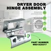 WE01X25317 Dryer Door Hinge Fit for GE Hotpoint, Door Hinge