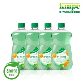 Silver Nanostep [Affordable Refill Set] Season 3 Multipurpose 1100ml * 4 / 은나노스텝  [알뜰리필세트]  시즌3 다용도 1100ml * 4개