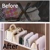 Zjyufy 2pcs Bag Purse Organizer for Closet, Adjustable Shelf Dividers