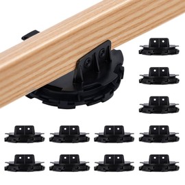 12 PCS Adjustable Plastic Floor Wood Floor Stone Floor Support Lift, Deck Support Floor Raise, Deck Foundation Base Support,Suitable for Floor Bases in terraces,growhouse Outdoor