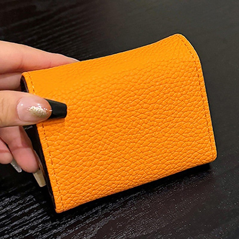 LFWATAXY RFID Blocking PU Leather Credit Card Holder Wallet for
